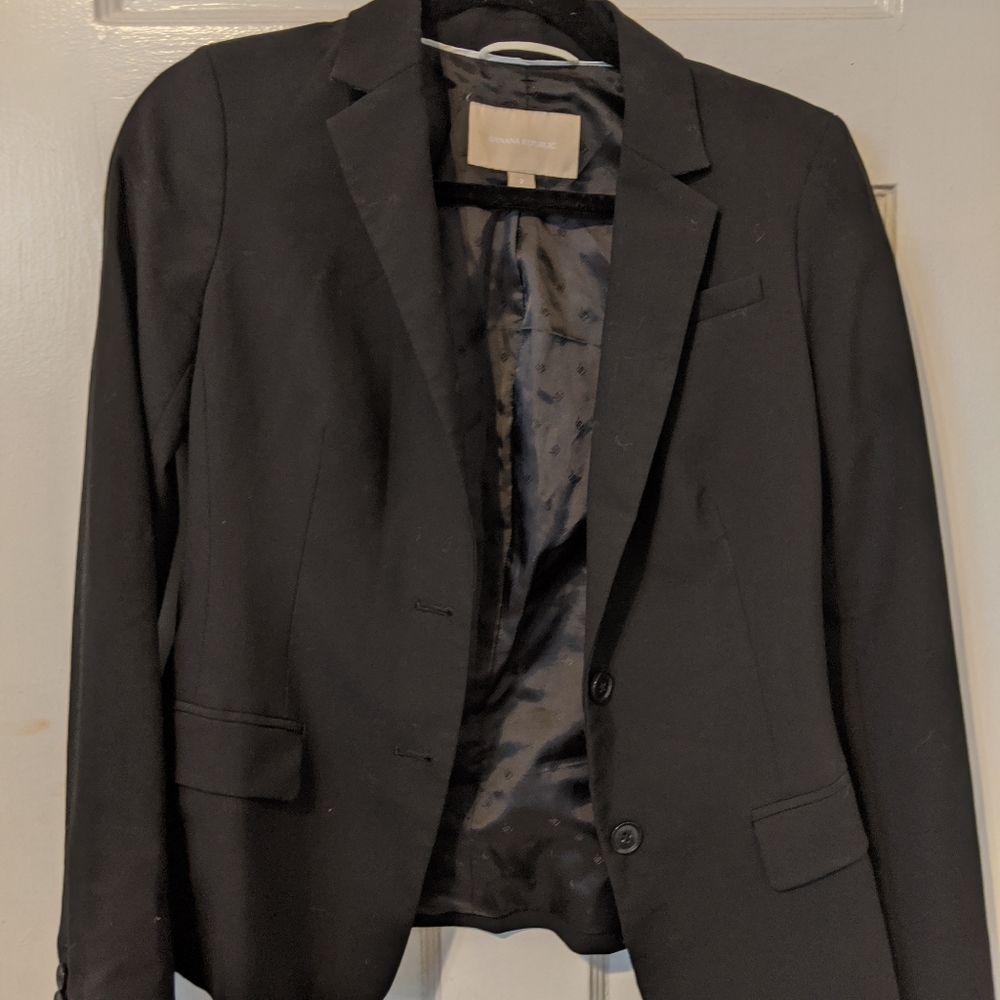 Banana republic black blazer
